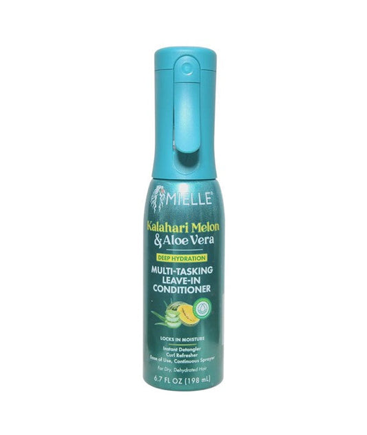 Mielle Kalahari Melon & Aloe Vera Deep Hydration Multi-Tasking Leave-In Conditioner Hydration & Detangling for Dry Hair 198 ml/6.7 oz