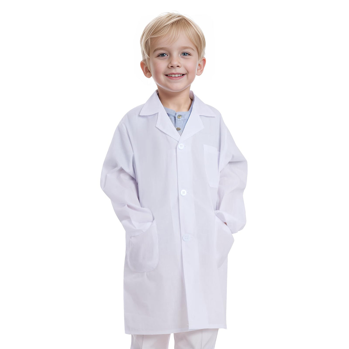 Mifengda Doctor Scientist Lab Coat for Kids | Realistic Dress-Up Costume