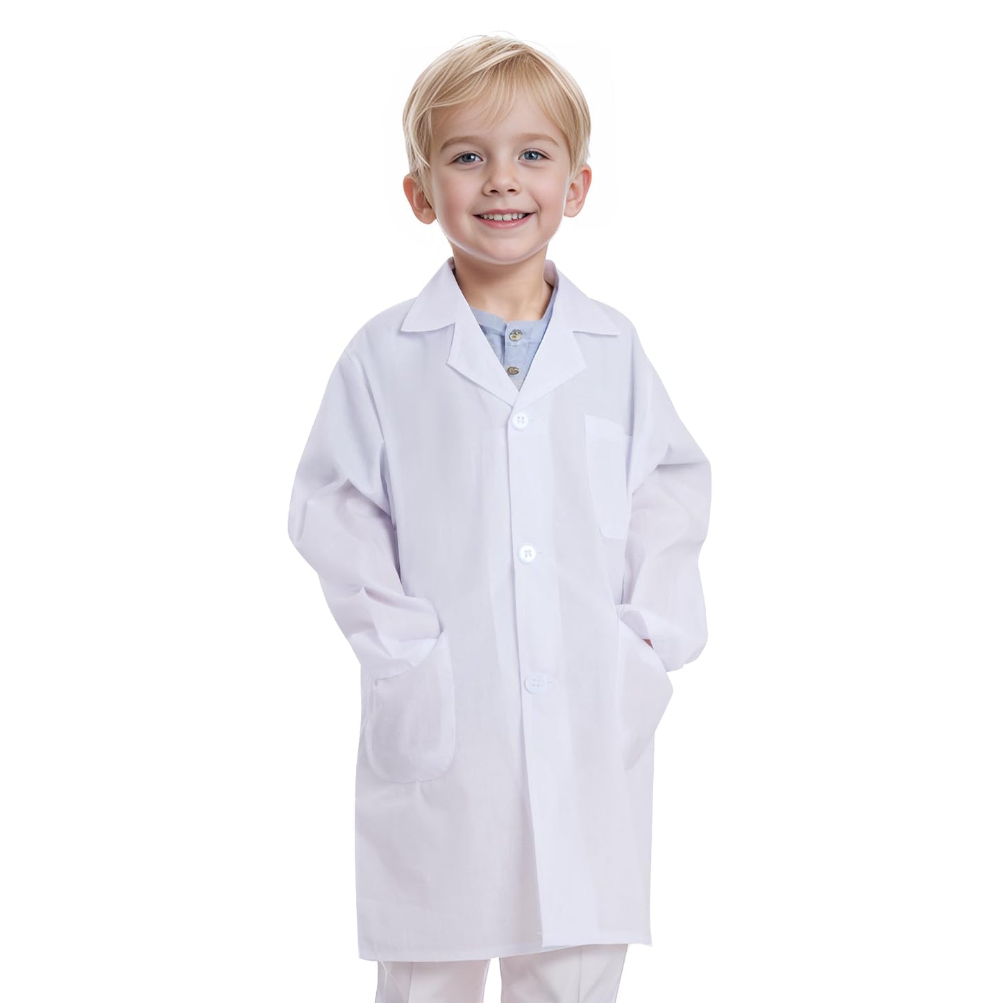 Mifengda Doctor Scientist Lab Coat for Kids – Realistic Dress-Up Coat