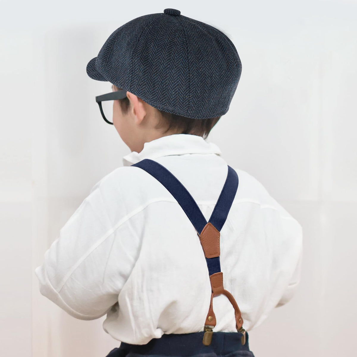 Mifengda Kids 1920s Old Man Costume – 100 Days of School & Halloween Dress Up