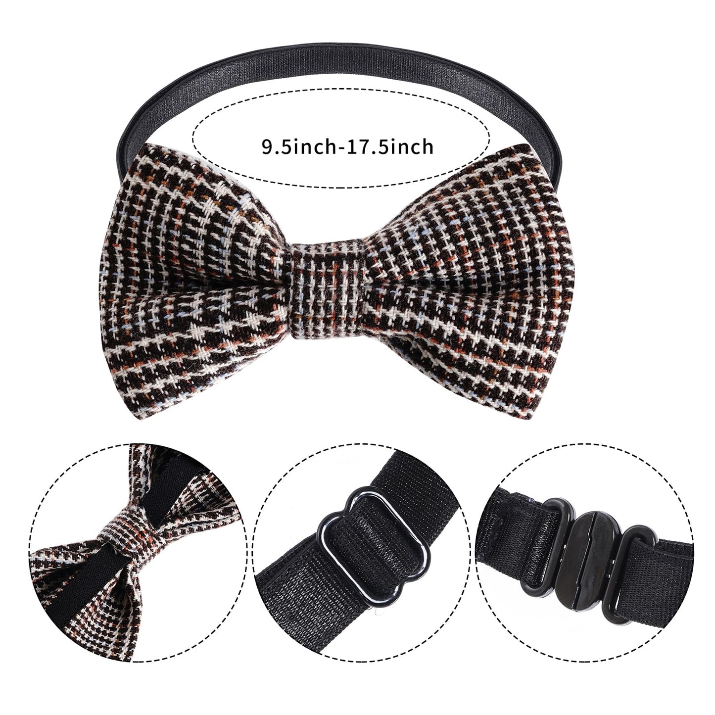 mifengda Kids Old Man Costume – 1920s Grandpa Outfit with Beard, Eyebrows, Suspenders, Bow Tie, Glasses