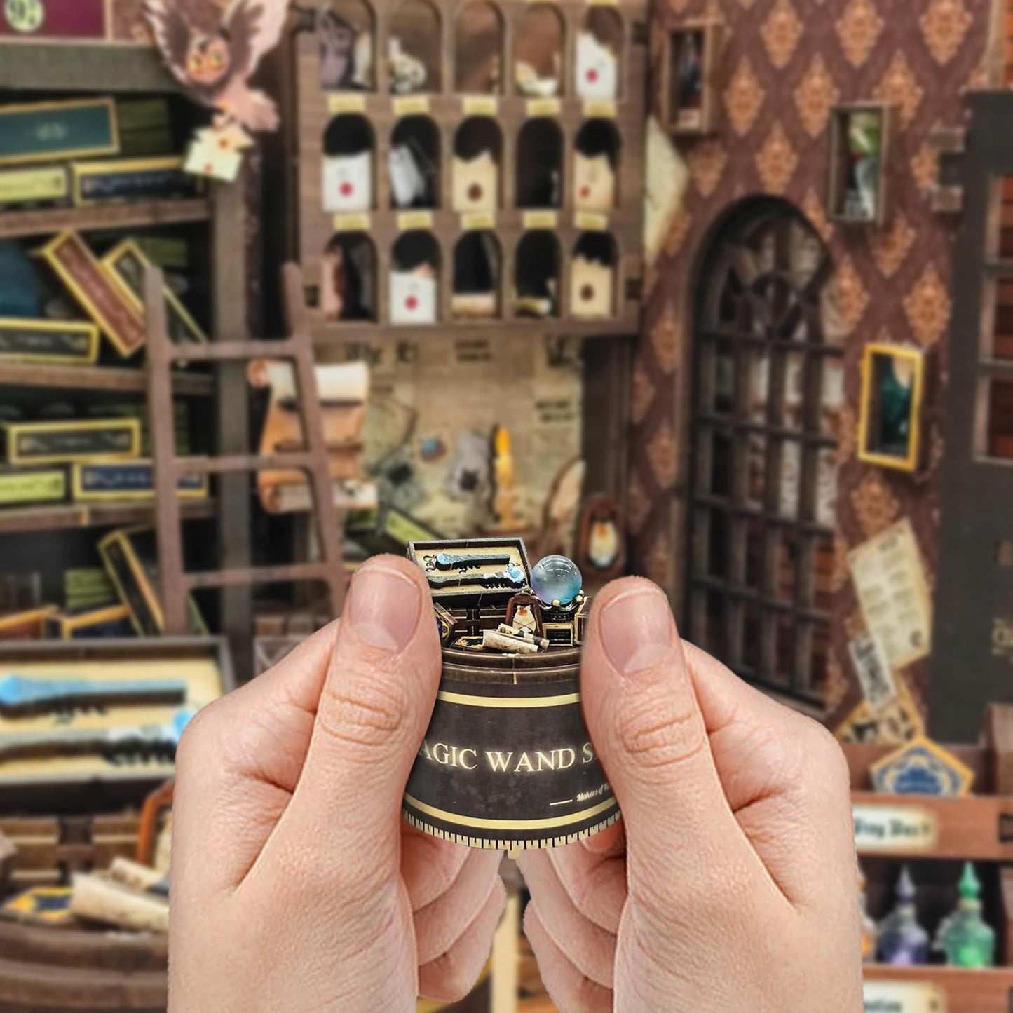 Miggley Book Nook Kit for Adults — DIY Miniature House Puzzle | Magic Wand Shop