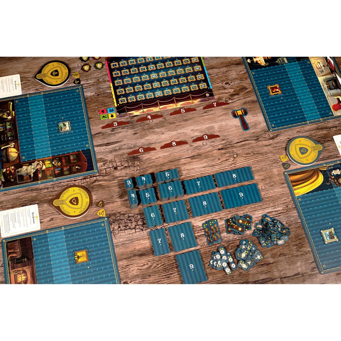 Mighty Boards Art Society: Collection Board Game – Bid, Collect & Display Art | Ages 10+ | 2-4 Players | 30-60 Min