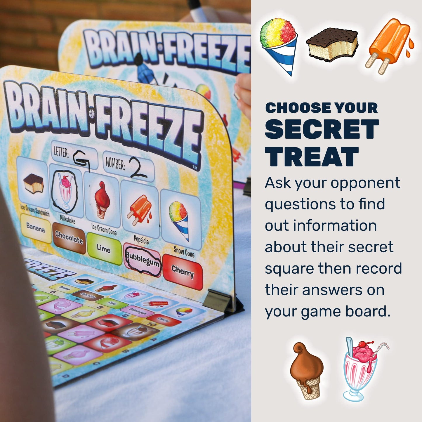 Mighty Fun! Brain Freeze Board Game – Fast Memory & Deduction for Kids & Families | Ages 5+