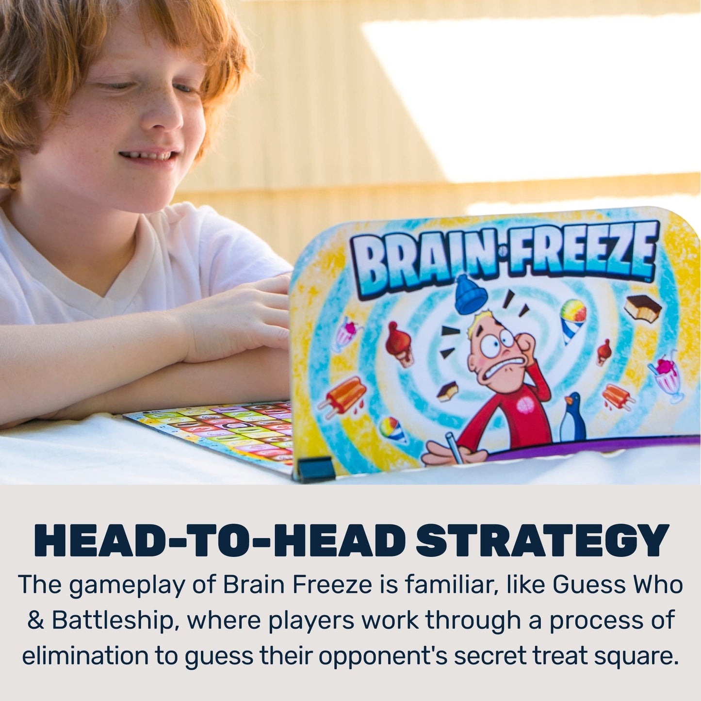 Mighty Fun! Brain Freeze Board Game – Fast Memory & Deduction for Kids & Families | Ages 5+