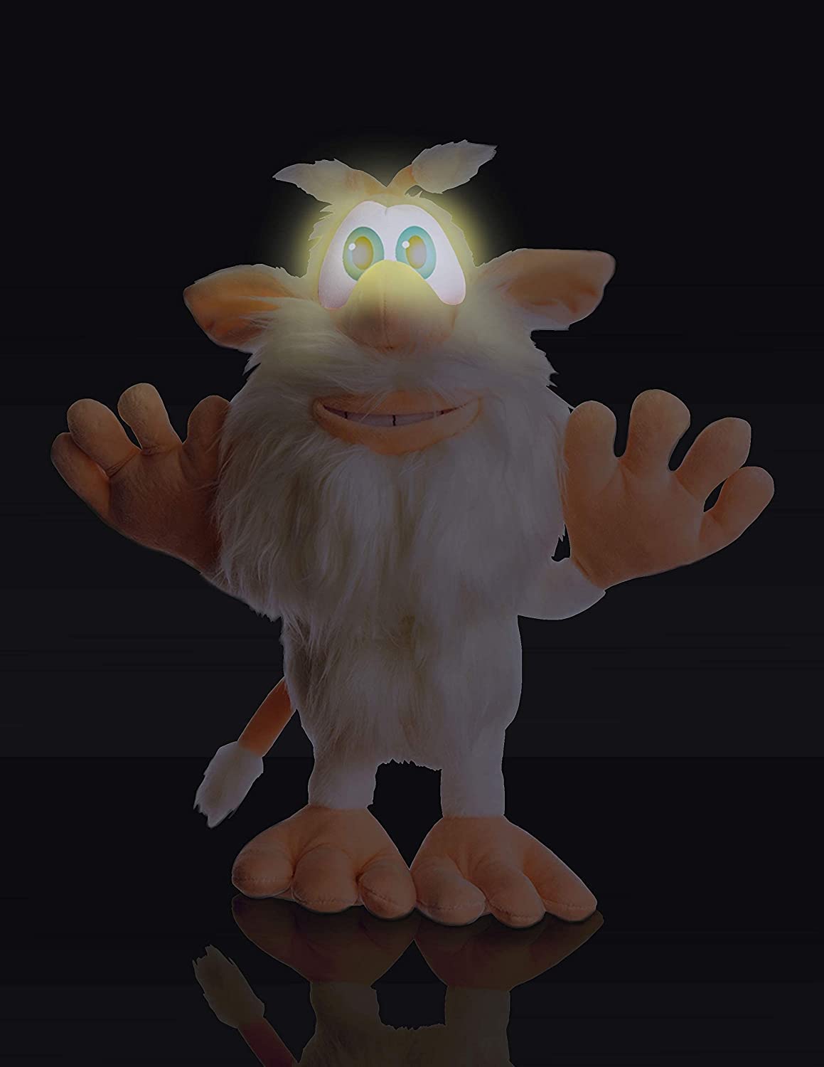 Mighty Mojo Booba 15-Inch Plush with Light Up Eyes – Official Netflix Toy