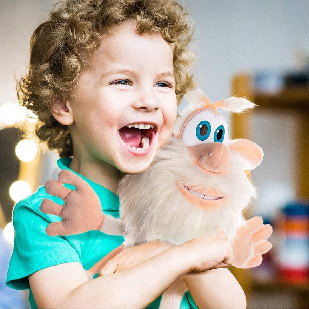 Mighty Mojo Booba 15-Inch Plush with Light Up Eyes – Official Netflix Toy