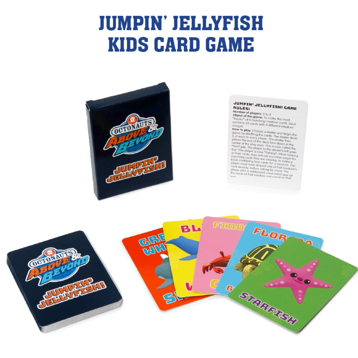 Mighty Mojo Octonauts Kids Classic Card Games – Memory, Go Fish & Old Maid (3-Pack)