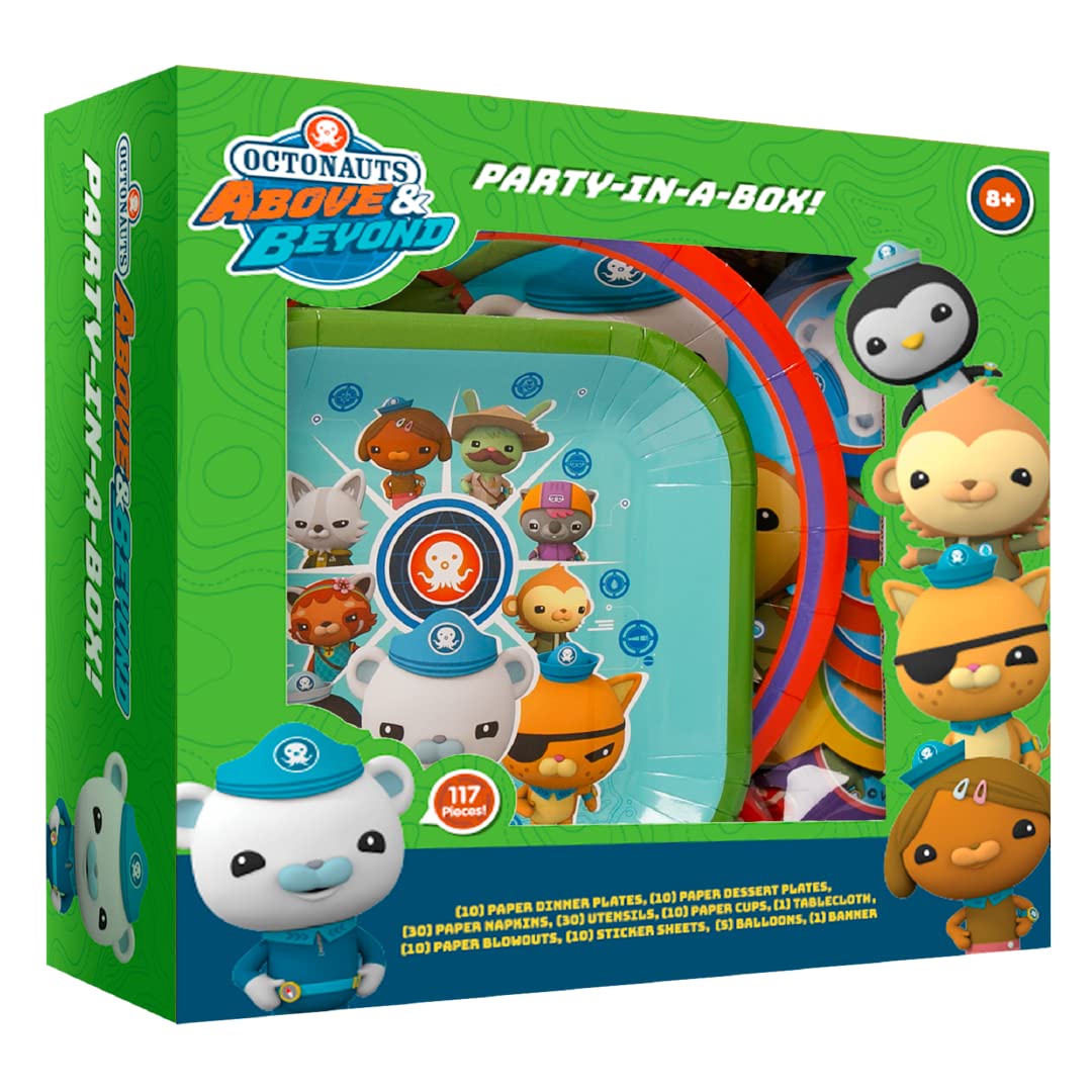 Mighty Mojo Octonauts Above and Beyond Party Kit – 100+ Pieces