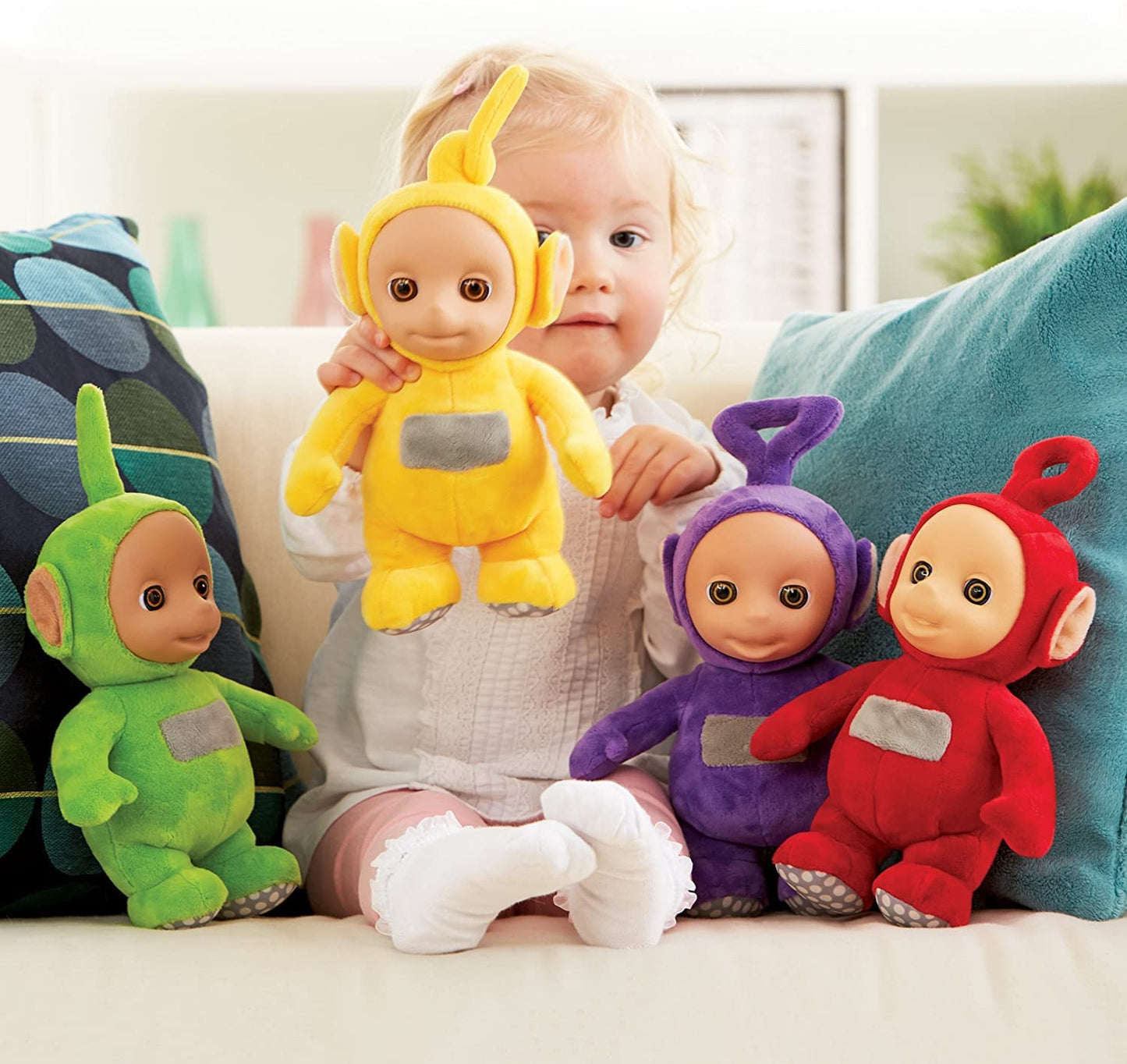 Mighty Mojo Teletubbies Talking Plush Collector Pack – 4 Officially Licensed 11-Inch Dolls