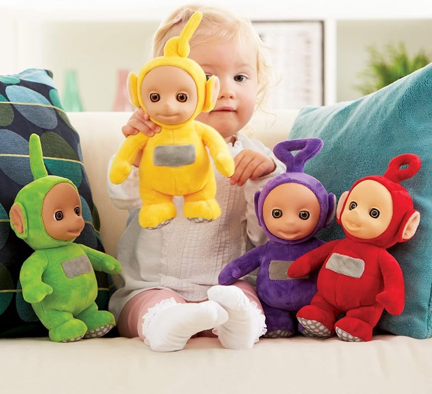 Mighty Mojo Teletubbies Talking Plush Tinky Winky — 11-Inch Officially Licensed Teletubby Toy with 10+ Phrases