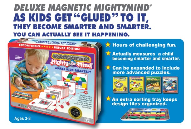 MIGHTY MIND MightyMind Deluxe Magnetic Edition – Build Logical Thinking with Color-Coded Puzzles