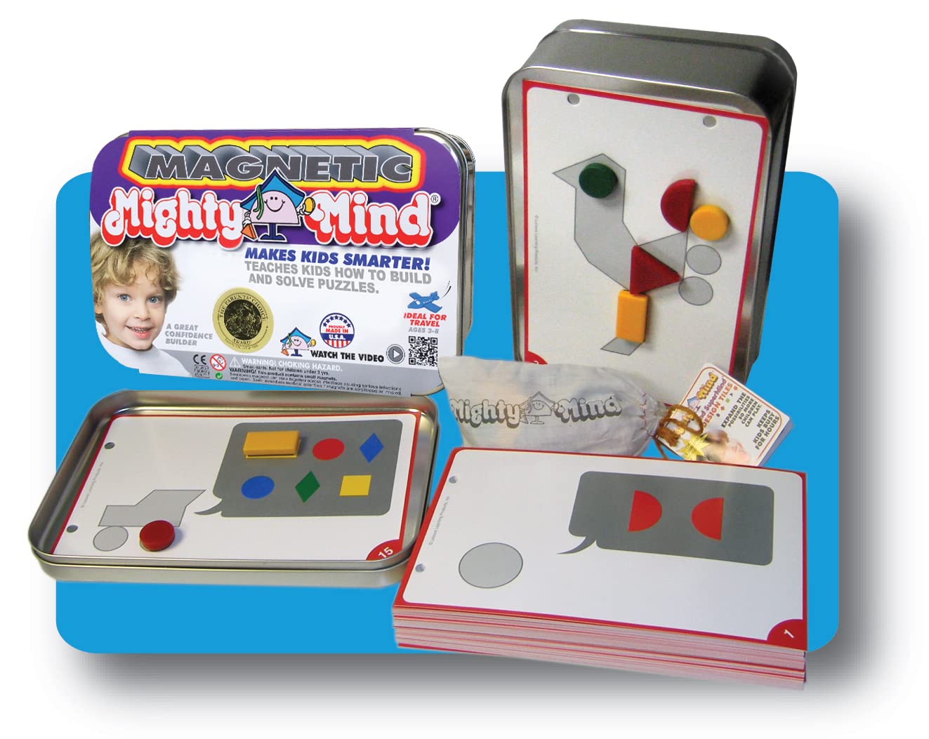 MightyMind Magnetic Edition: See Your Child Grow with 30 Connected Steps
