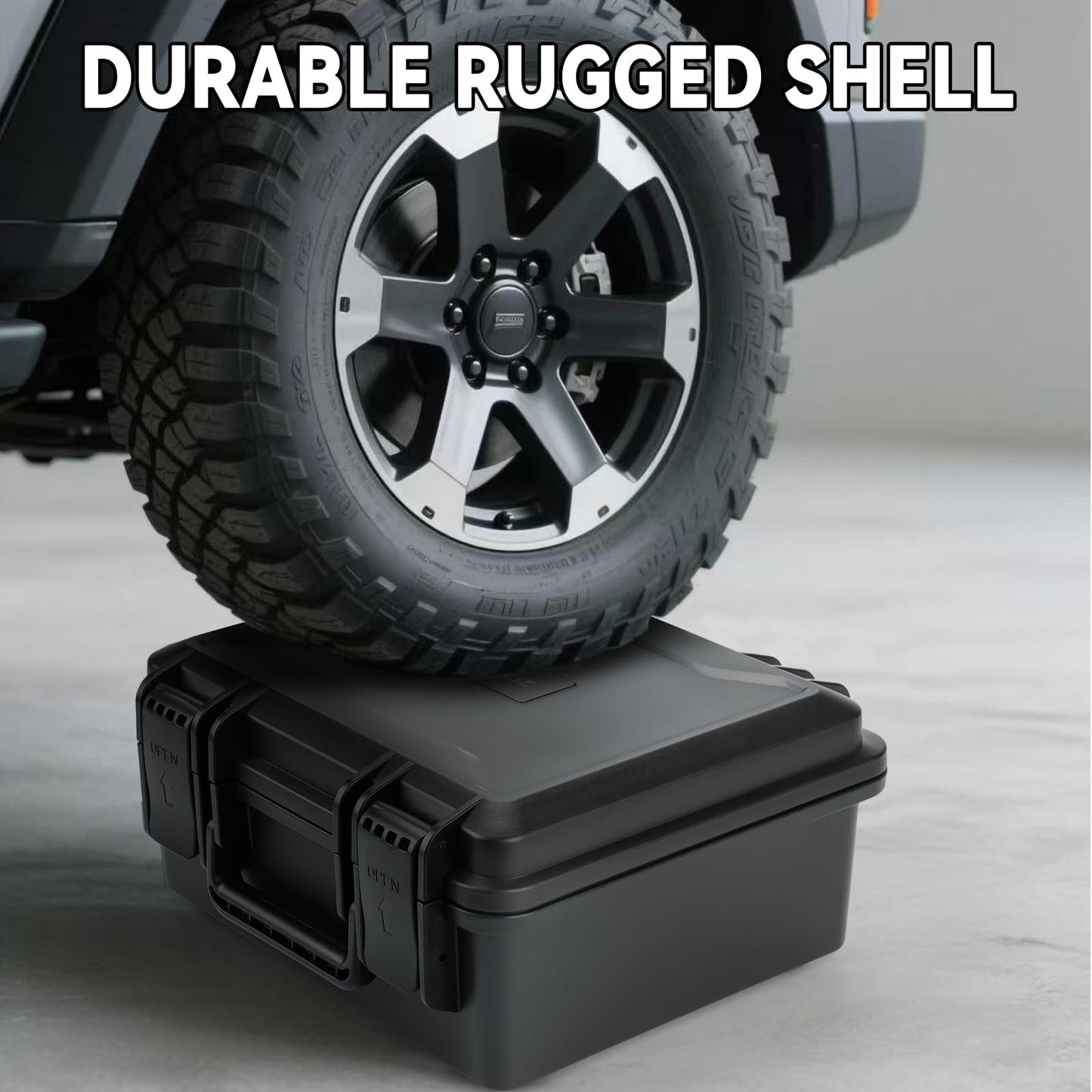 Migitec Toploader Storage Box – 360-Card Capacity, 3x4 Toploaders, Durable Rigid Card Holder Case
