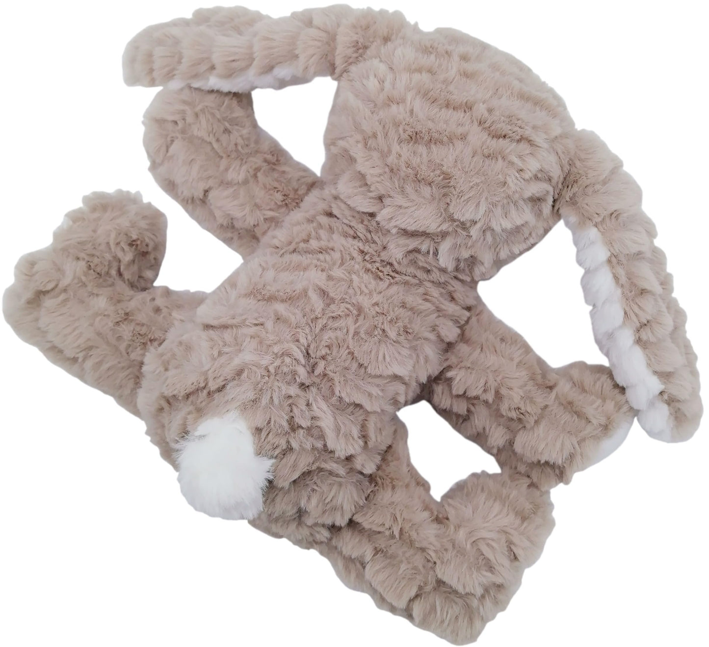 Mikee Fluffie Bunny Stuffed Animal — 9-Inch Plush Bunny with Safe, Washable Fur