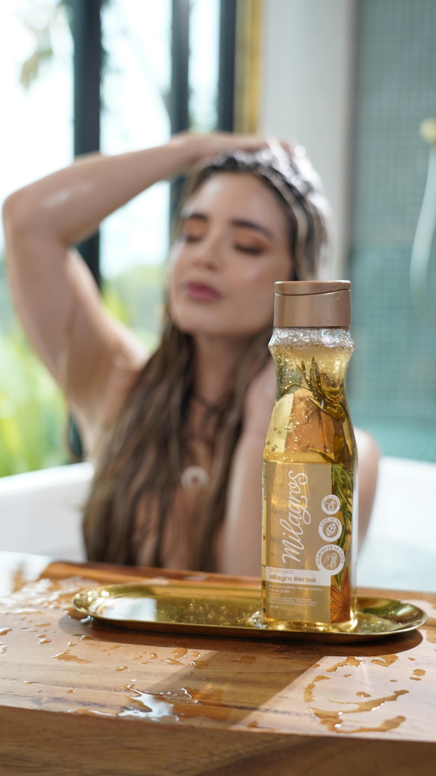 MILAGROS Rosemary Shampoo – Natural Growth, Strength & Repair | 100% Natural Colombian Formula