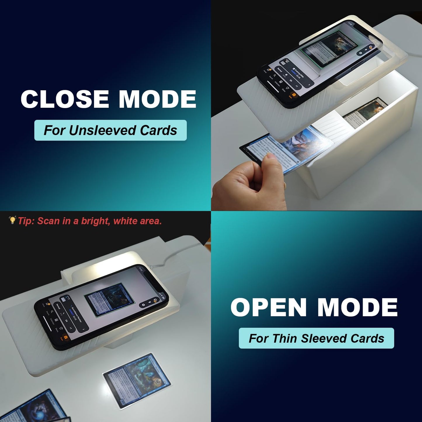 MildLion Scanstand for Standard Size Trading Cards – MTG Card Scanner with ManaBox