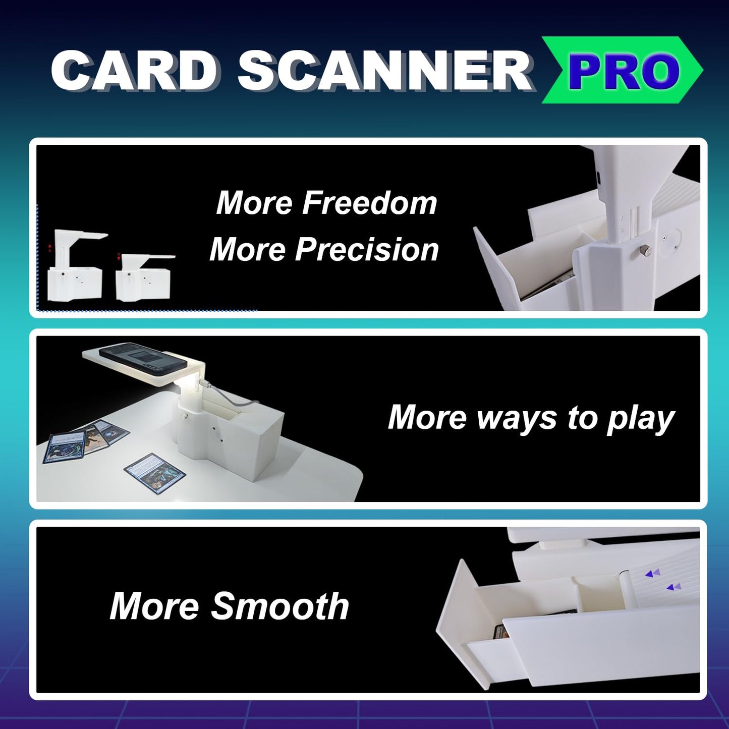 MildLion Scanstand for Standard Size Trading Cards – MTG Card Scanner with ManaBox