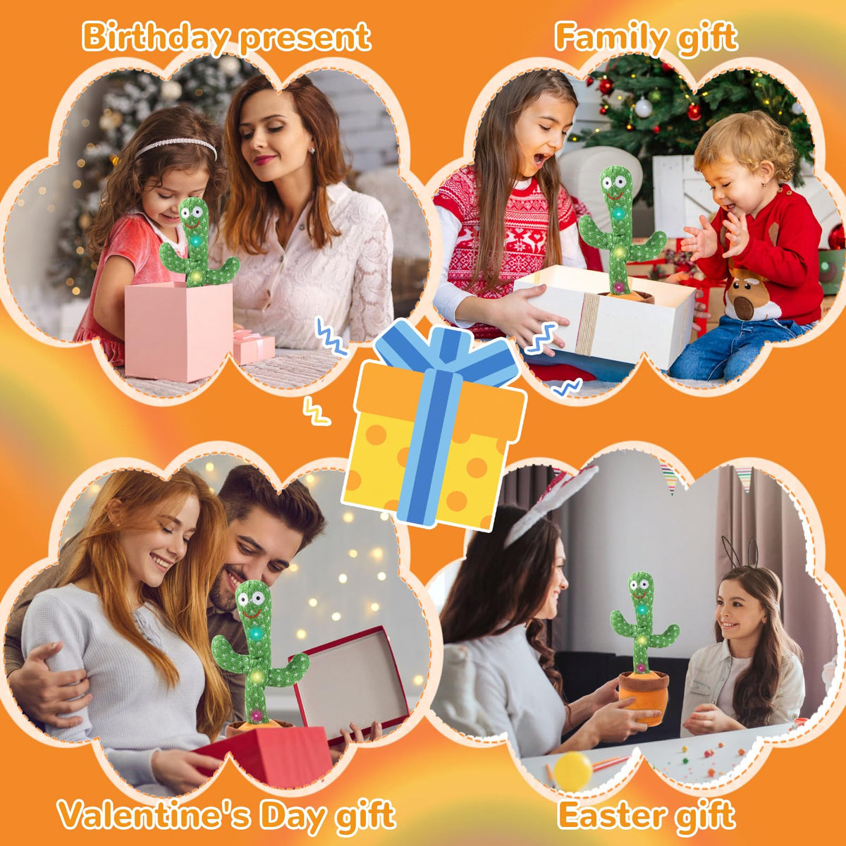 MILEGI Dancing Talking Cactus Baby Toy – Interactive Singing Plush for Toddlers