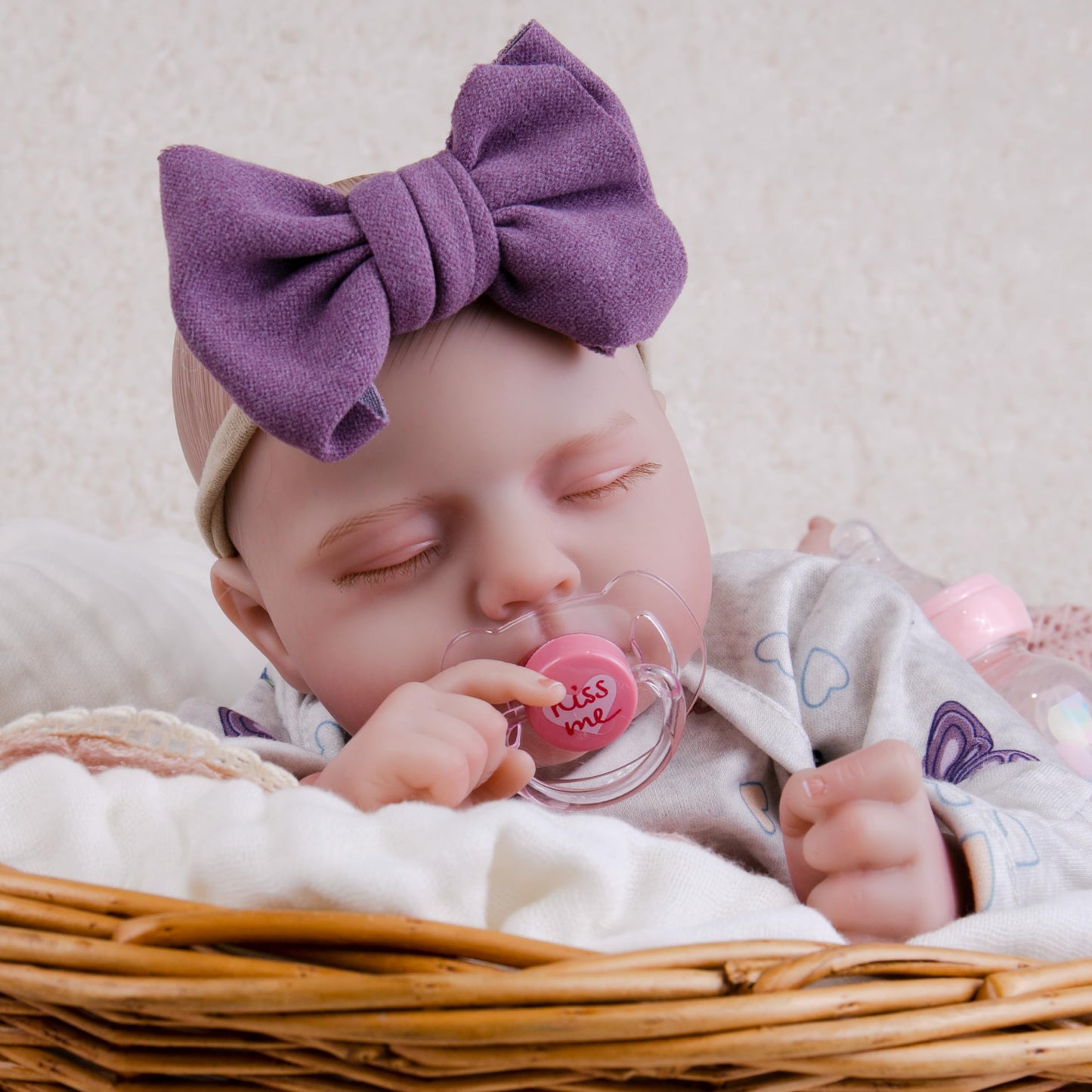 Milidool Reborn Baby Doll, 20-Inch Realistic Lifelike Doll with Accessories – Safe Gift for 3+