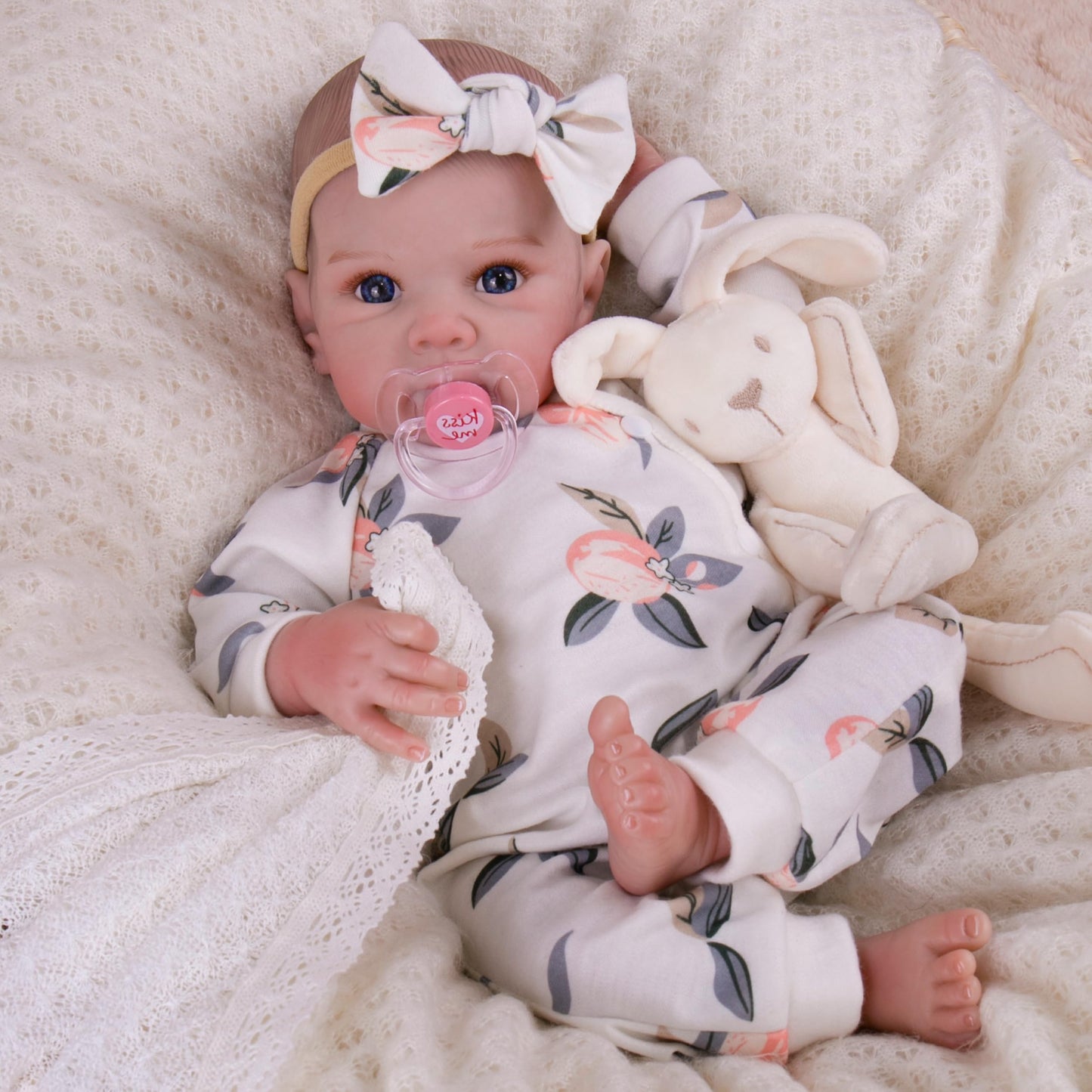 Milidool Lifelike Reborn Baby Doll Girl – 20 Inch Realistic Newborn with Poseable Body & Accessories
