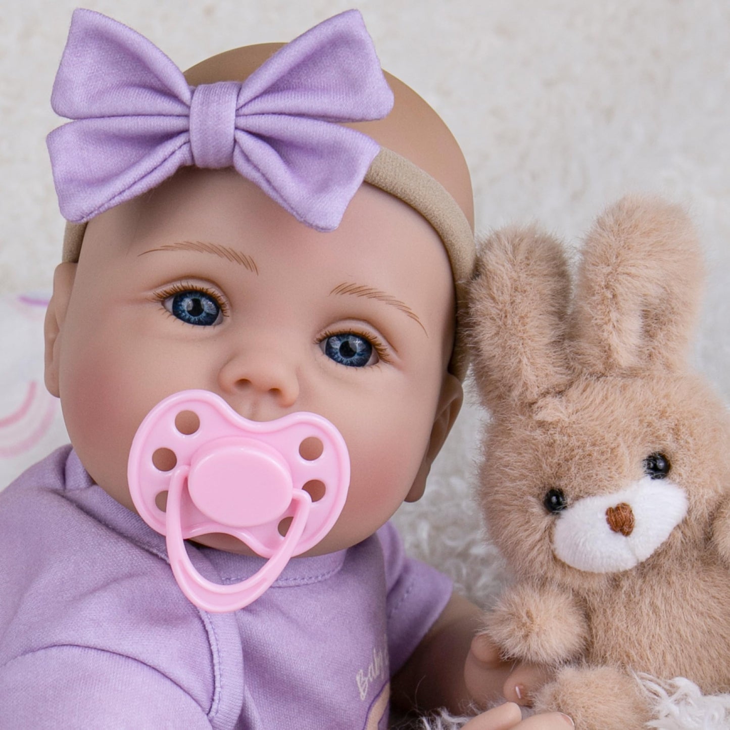 Milidool Lifelike Reborn Baby Doll Girl - 18-Inch Realistic Newborn with Soft Cloth Body