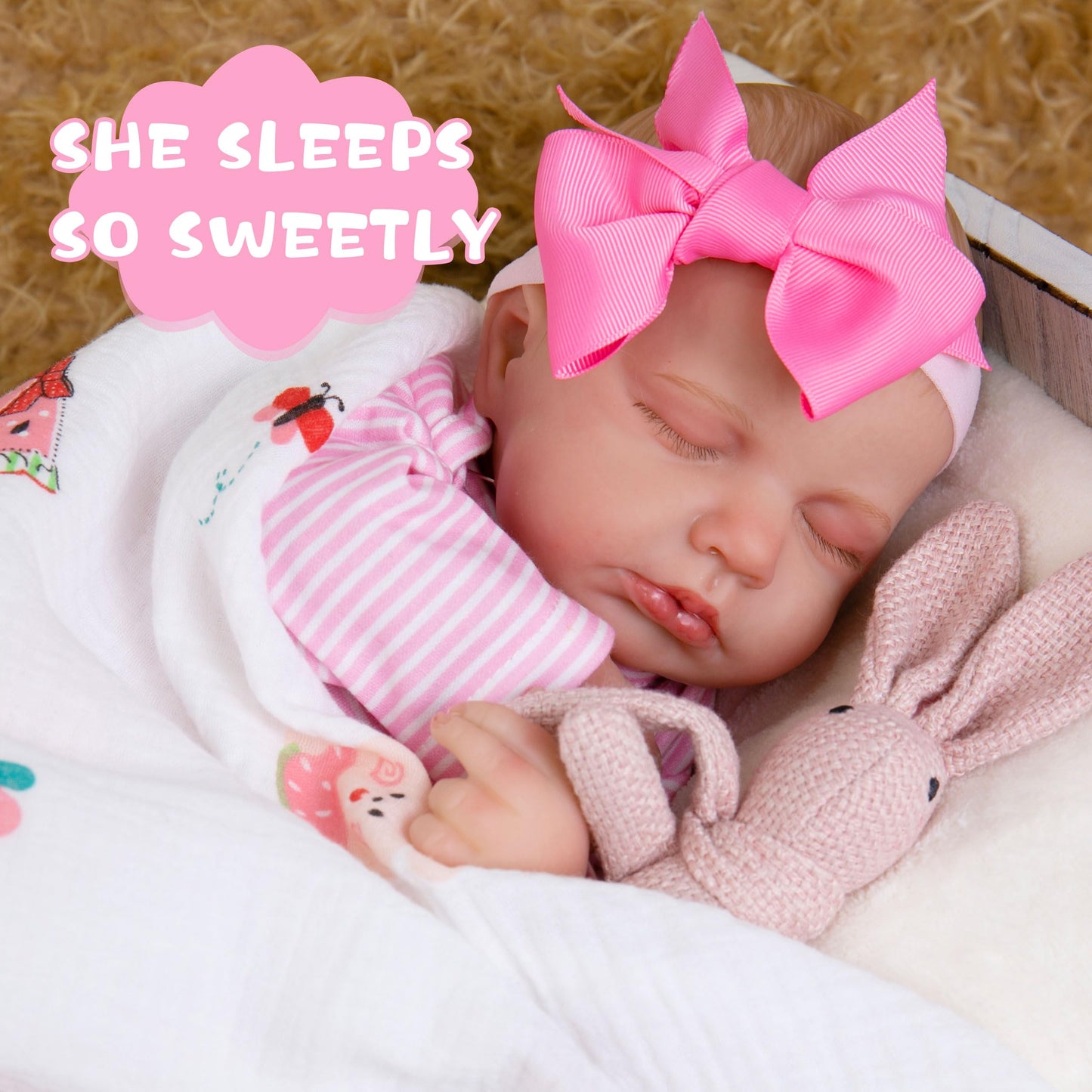 Milidool Lifelike Reborn Baby Doll Girl - 20-Inch with Complete Accessories