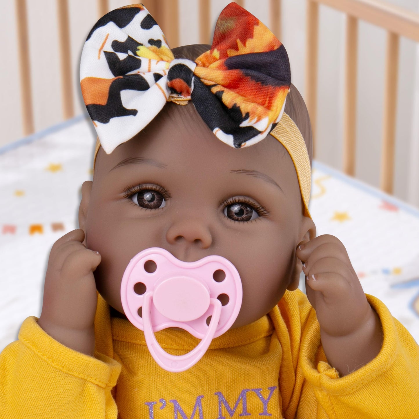 Milidool Lifelike 18in Reborn Baby Doll Girl – Realistic, Weighted, Safe for Kids 3+