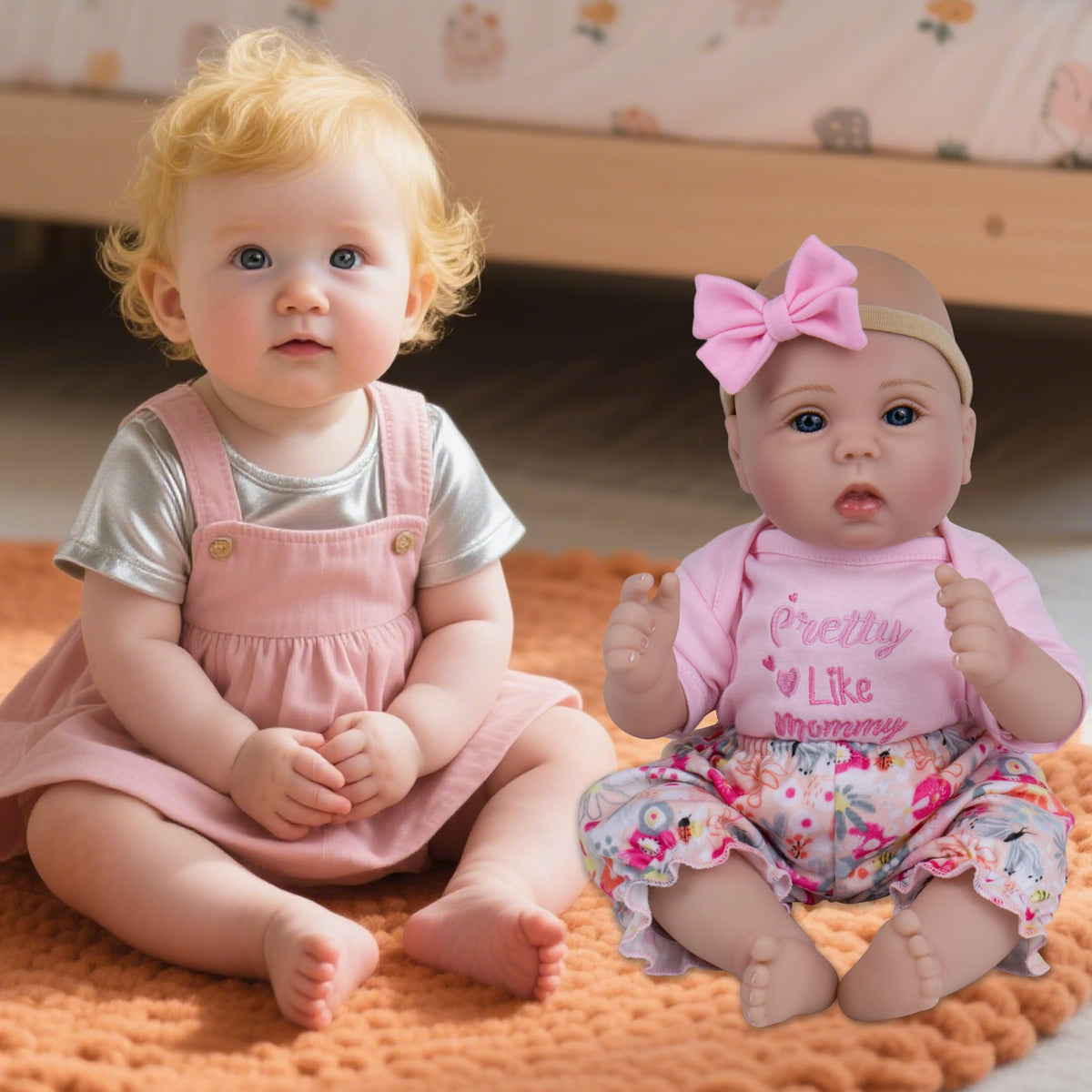Milidool Lifelike Reborn Baby Doll Girl – 18-Inch Realistic Newborn