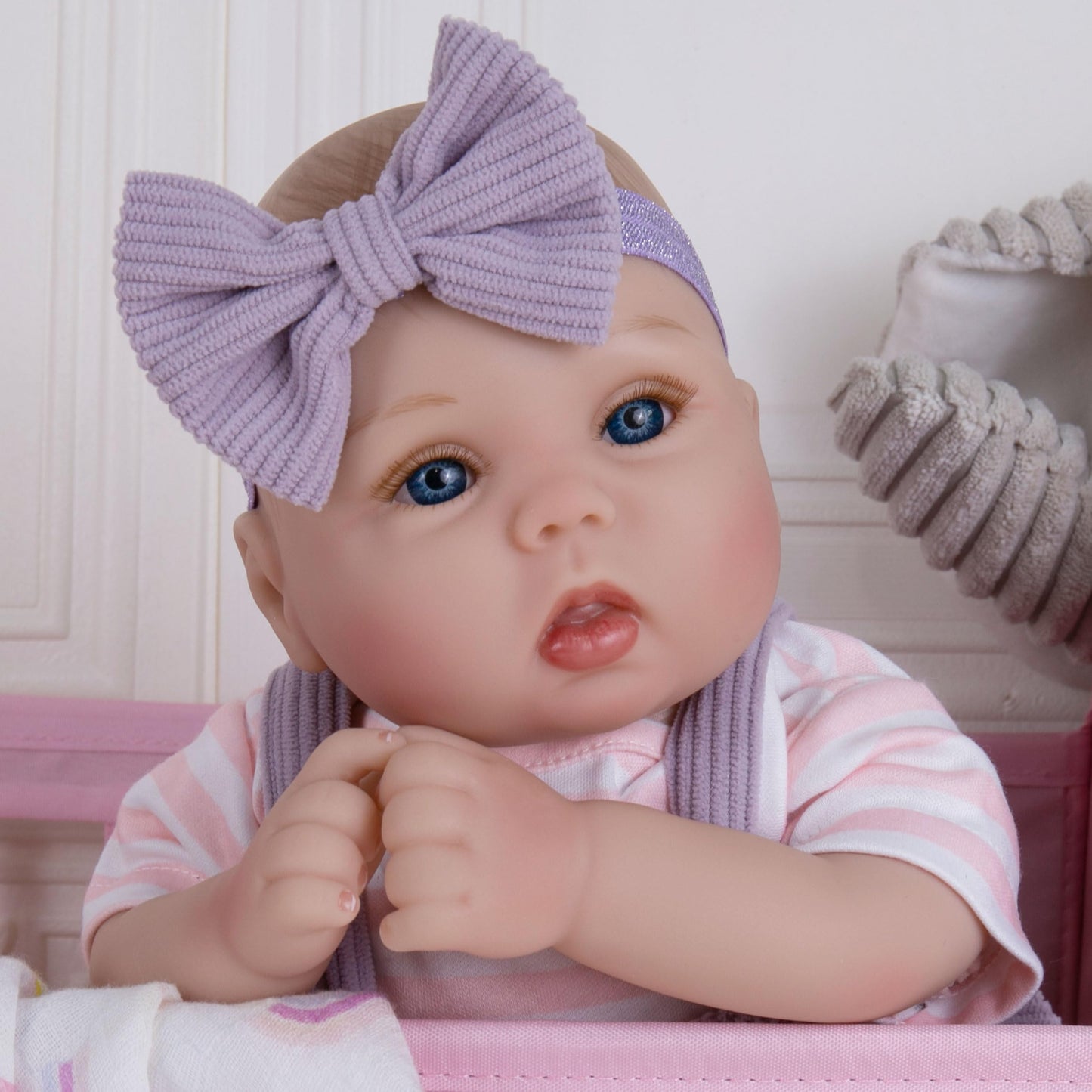 Milidool Lifelike Reborn Baby Doll - 18-Inch Realistic Weighted Girl