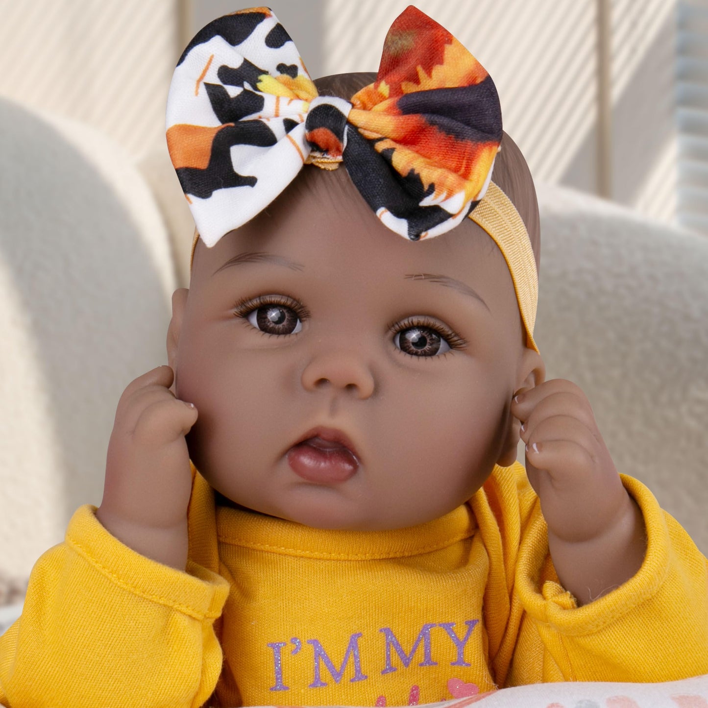 Milidool Lifelike 18in Reborn Baby Doll Girl – Realistic, Weighted, Safe for Kids 3+