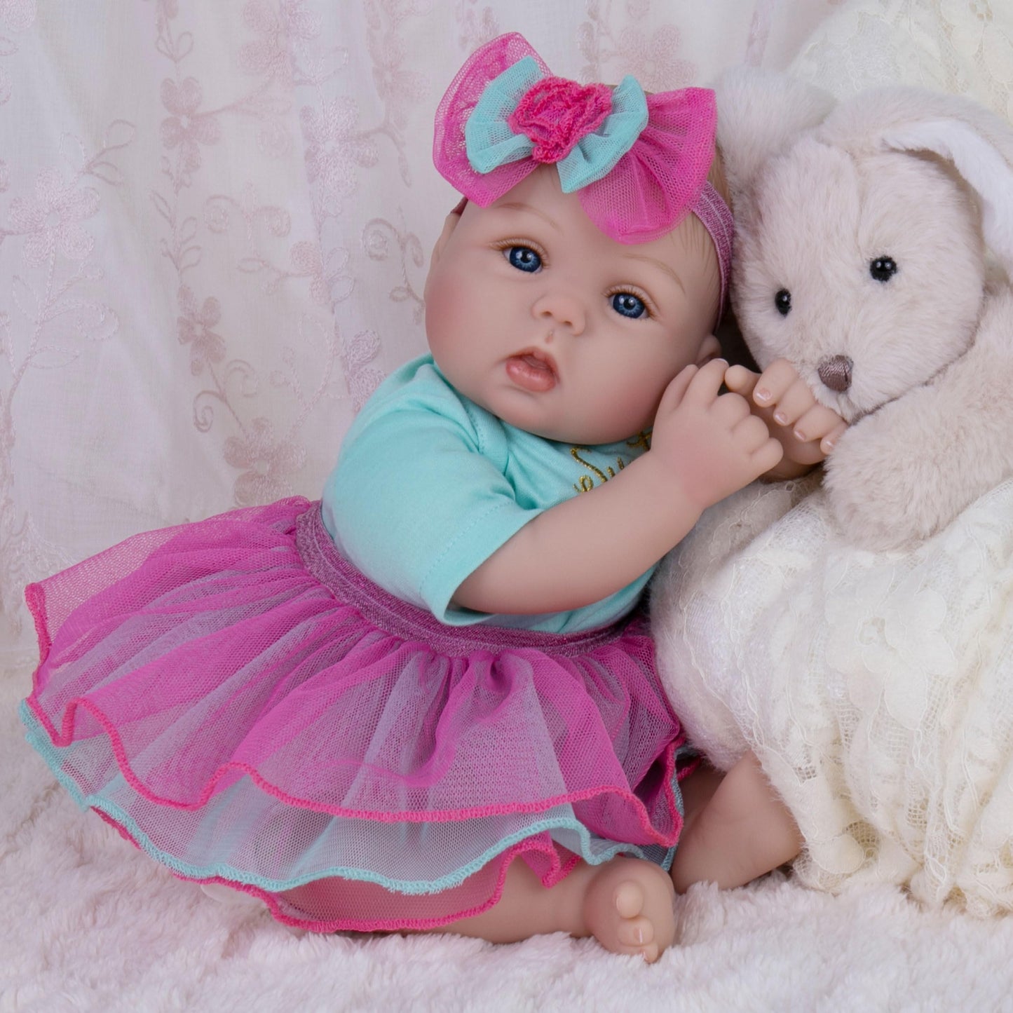 Milidool Lifelike Reborn Baby Doll 18-Inch – Soft Weighted Body Gift Set for Kids 3+