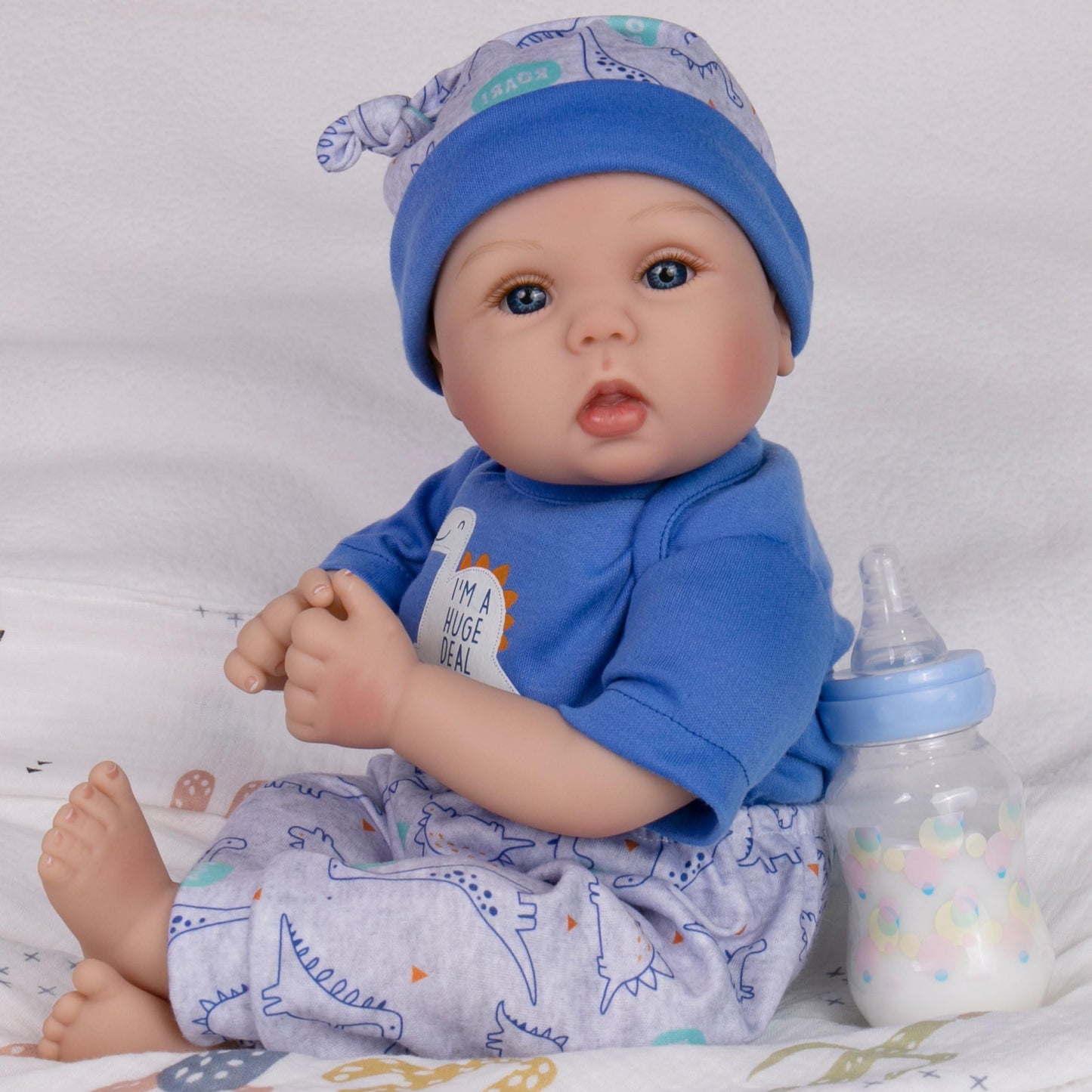 Milidool Lifelike Reborn Baby Doll Boy – 18-Inch Soft Vinyl, Weighted Body, Gift-Ready
