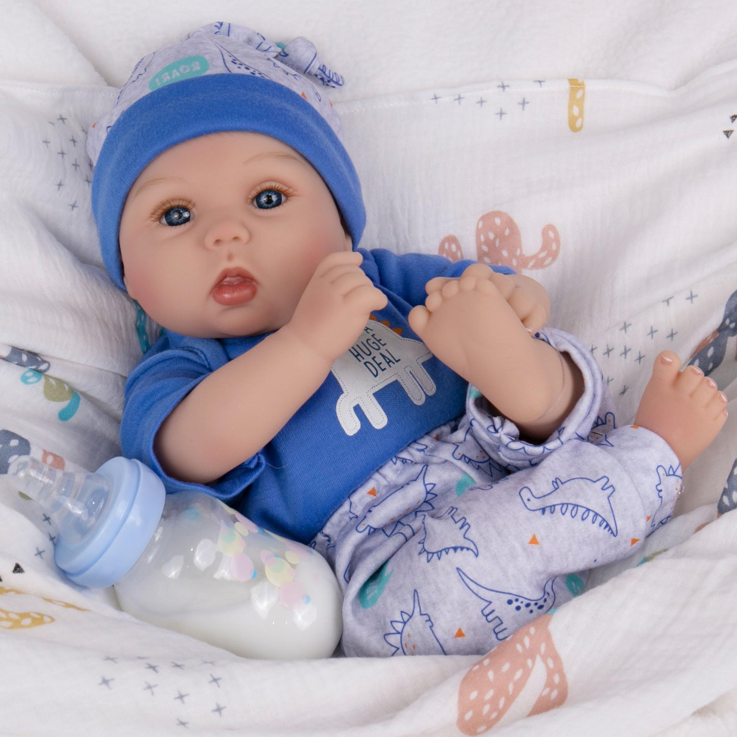 Milidool Lifelike Reborn Baby Doll Boy – 18-Inch Soft Vinyl, Weighted Body, Gift-Ready