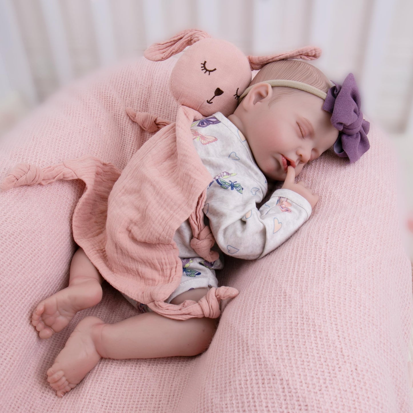 Milidool Reborn Baby Doll, 20-Inch Realistic Lifelike Doll with Accessories – Safe Gift for 3+