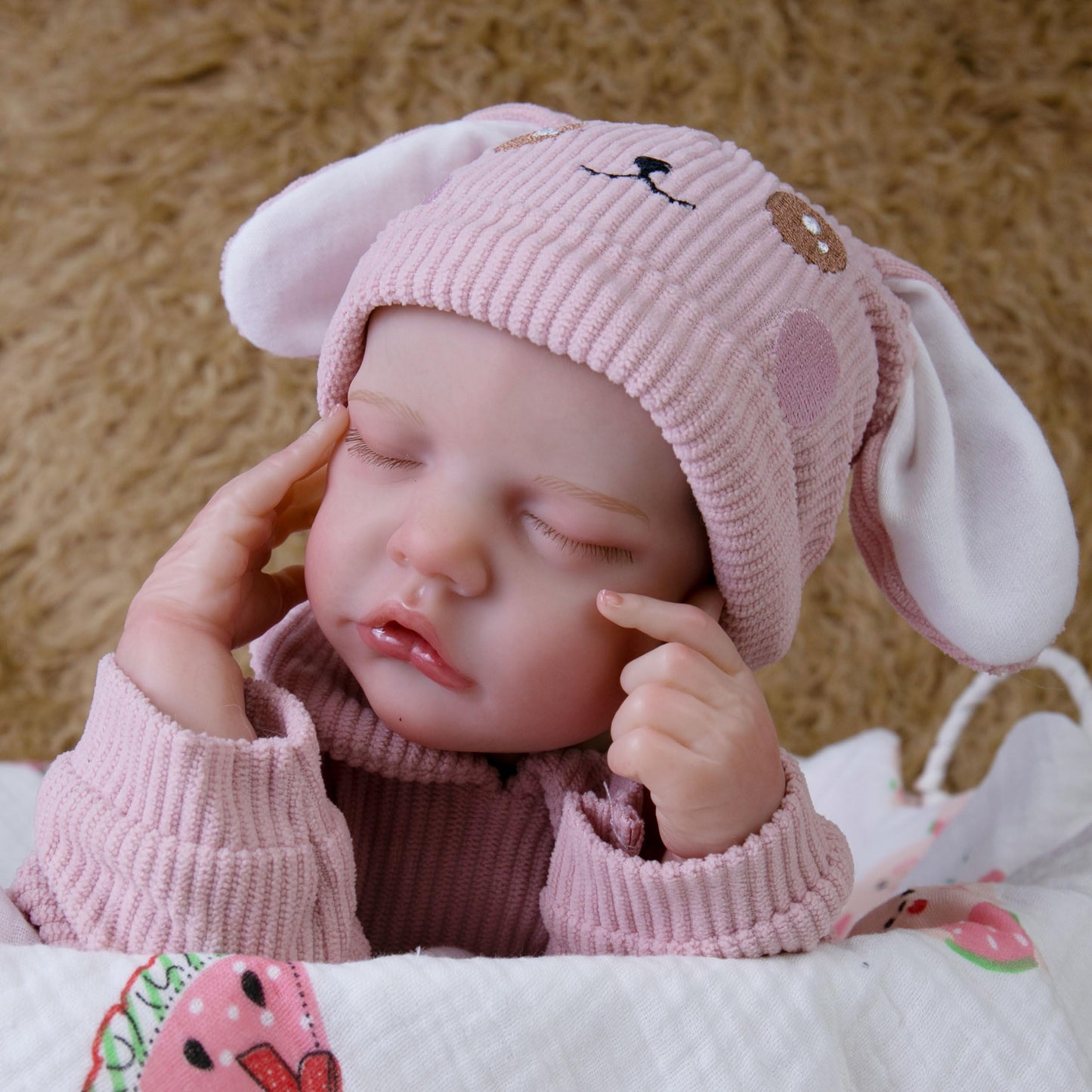 Milidool Lifelike Reborn Baby Dolls – 18-Inch Realistic Poseable Newborn Girl with Gift Box