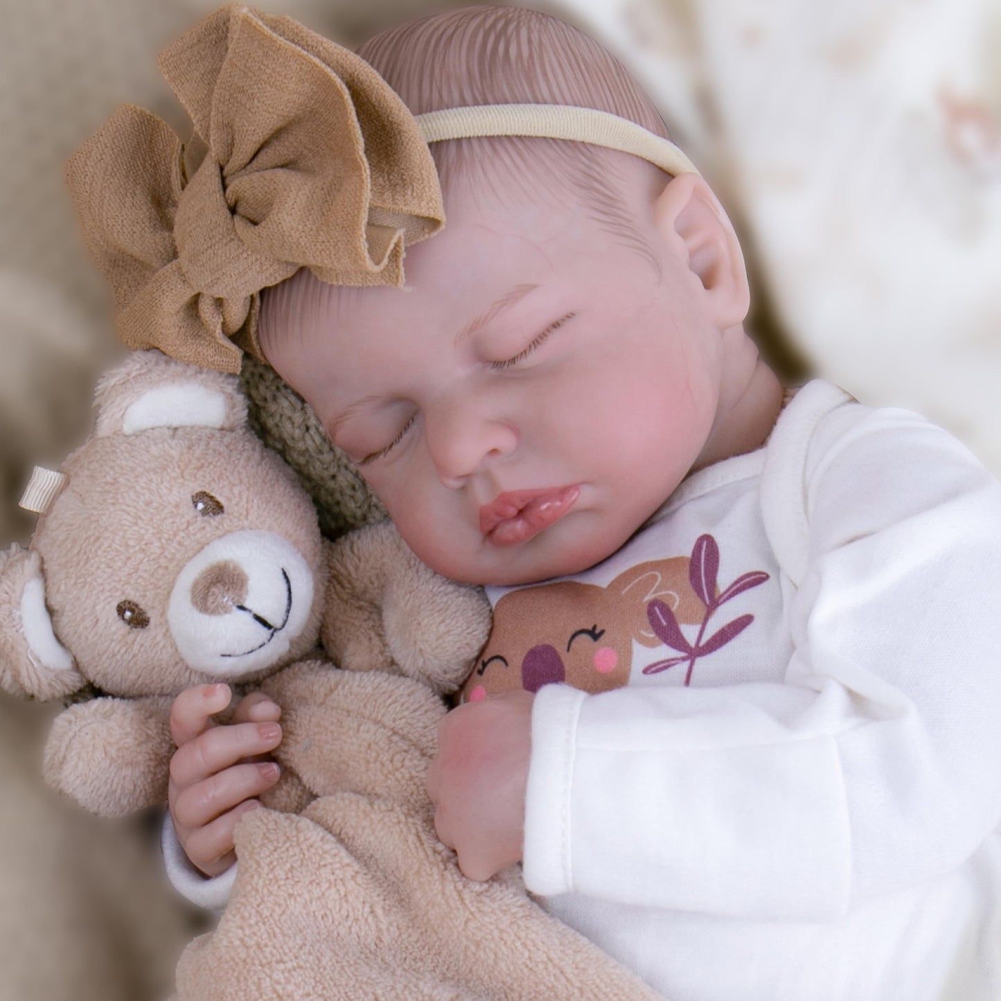 Milidool Lifelike Reborn Baby Doll - 20-Inch Realistic Newborn with Soft Cloth Body and Accessories