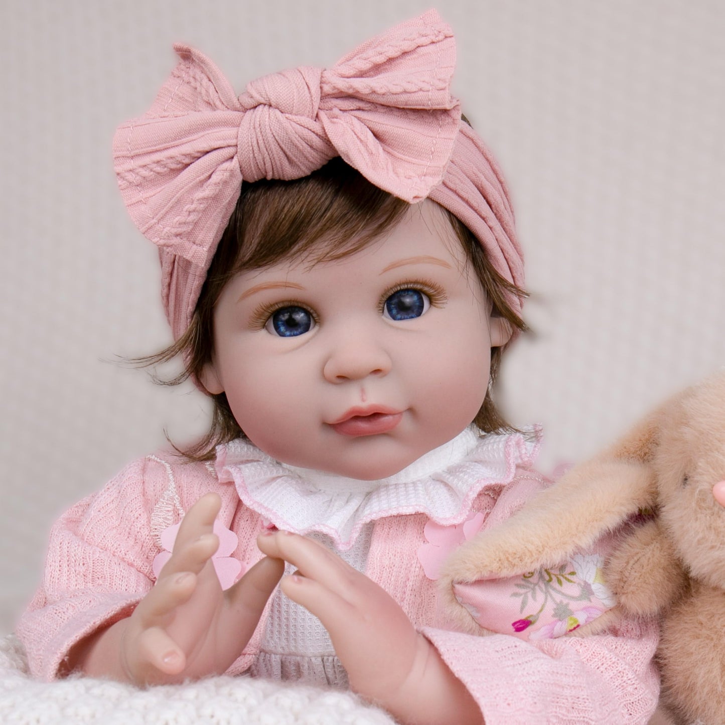 Milidool Reborn 22-Inch Baby Doll Girl – Soft Weighted Body, Realistic Details, Gift Box