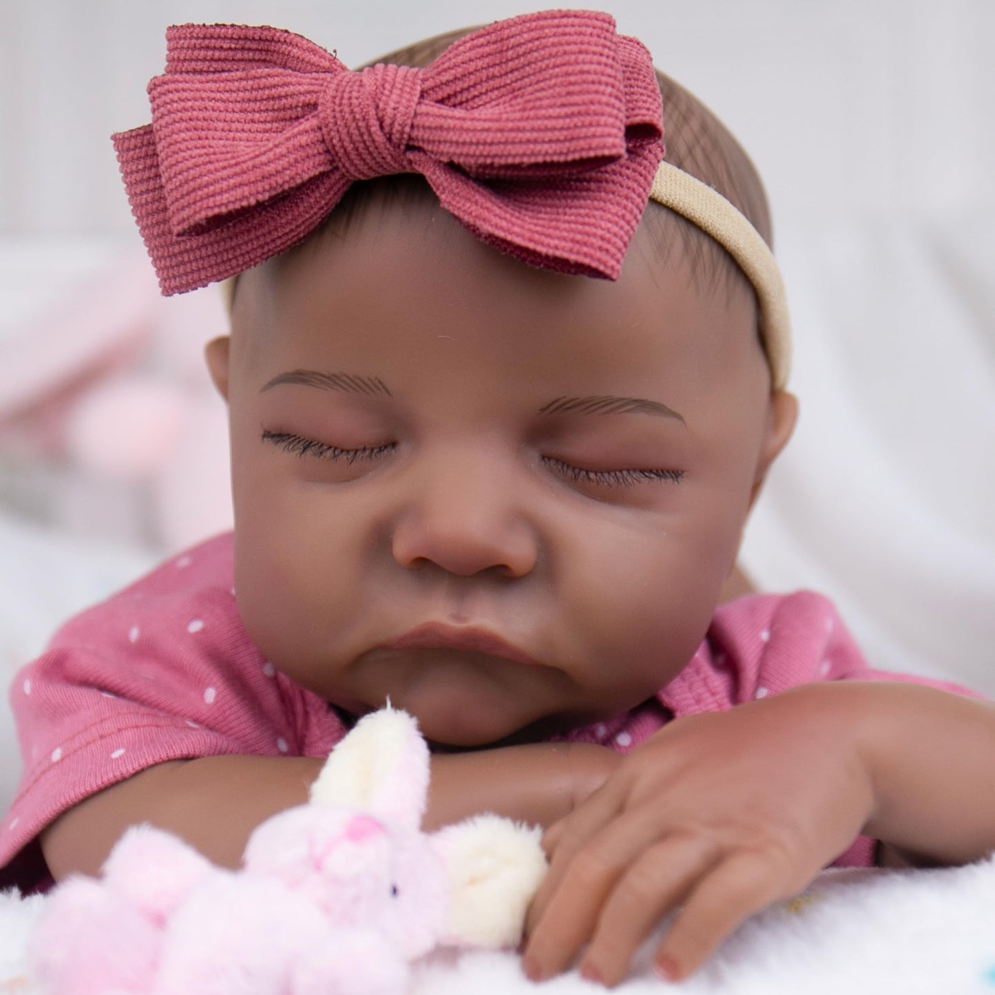 Milidool Reborn Baby Doll 18-Inch Black Girl – Realistic Lifelike Vinyl Doll