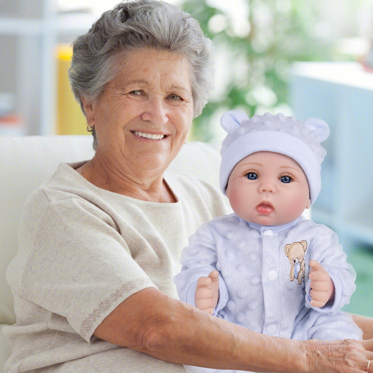 Milidool Lifelike Reborn Baby Doll Boy - 18-Inch Soft Body Realistic Newborn Doll for Kids 3+