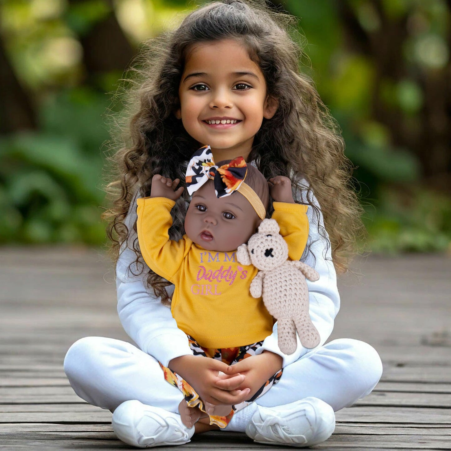 Milidool Lifelike 18in Reborn Baby Doll Girl – Realistic, Weighted, Safe for Kids 3+