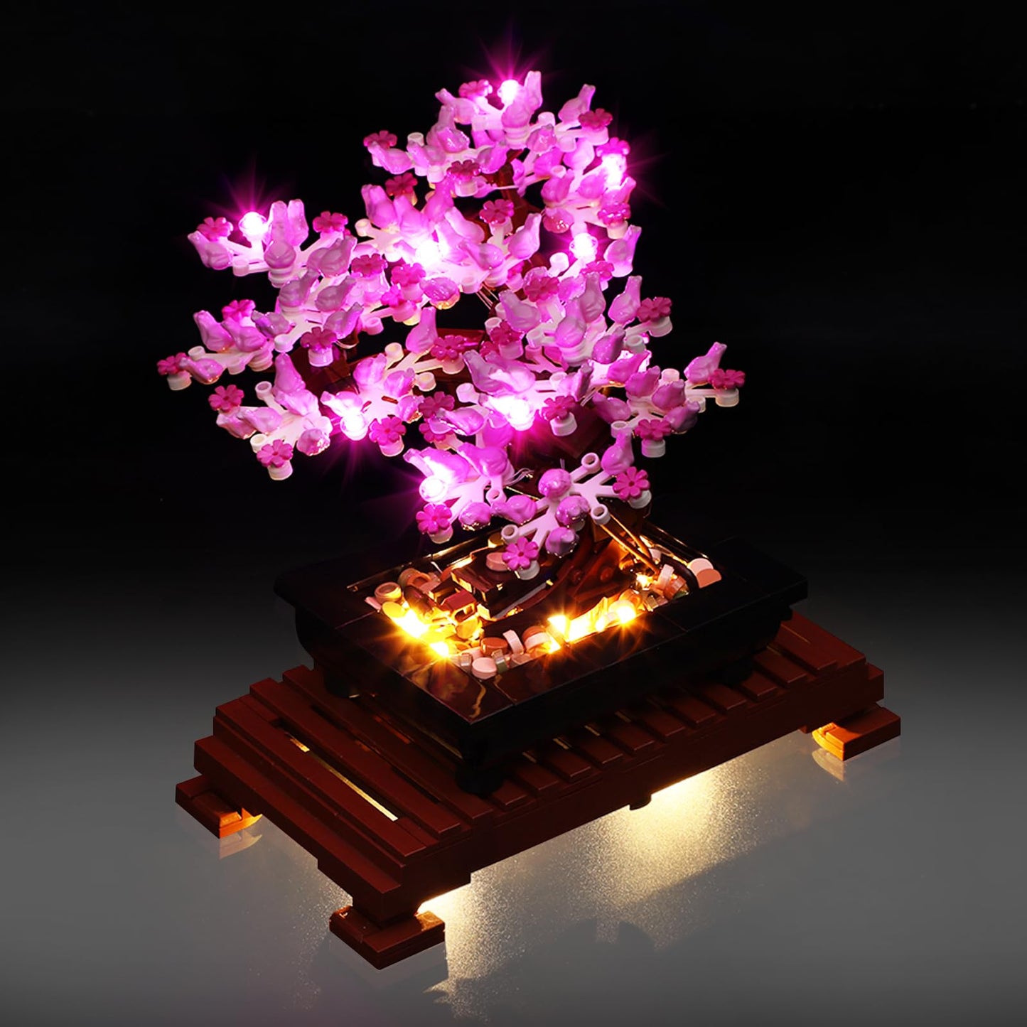 Mililier LED Light Kit for Lego Bonsai Tree 10281 Set – Pink | Enhance Your Display