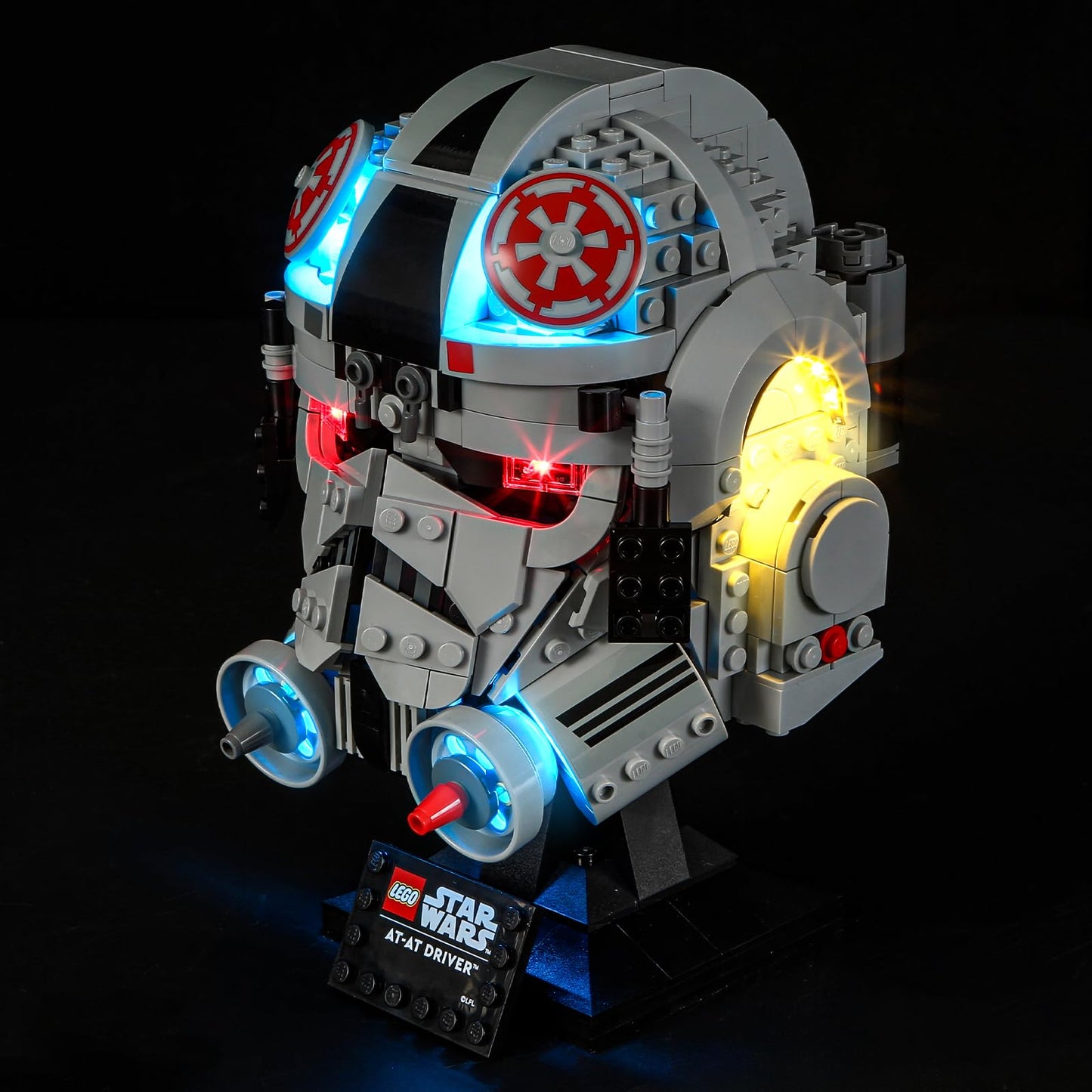 Mililier LED Light Kit for LEGO AT-AT Driver Helmet 75429 – Lights for Your 75429 Set