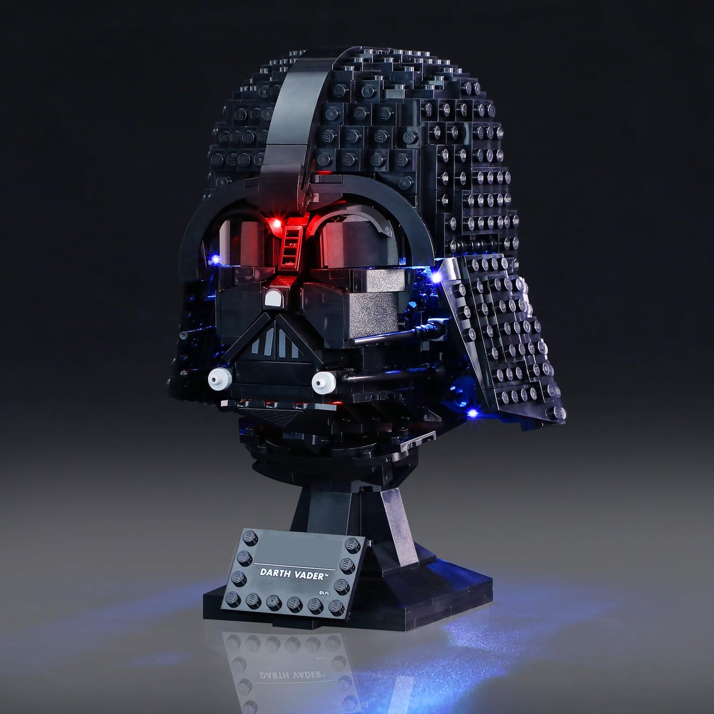 Mililier LED Light Kit for Lego Darth Vader Helmet 75304