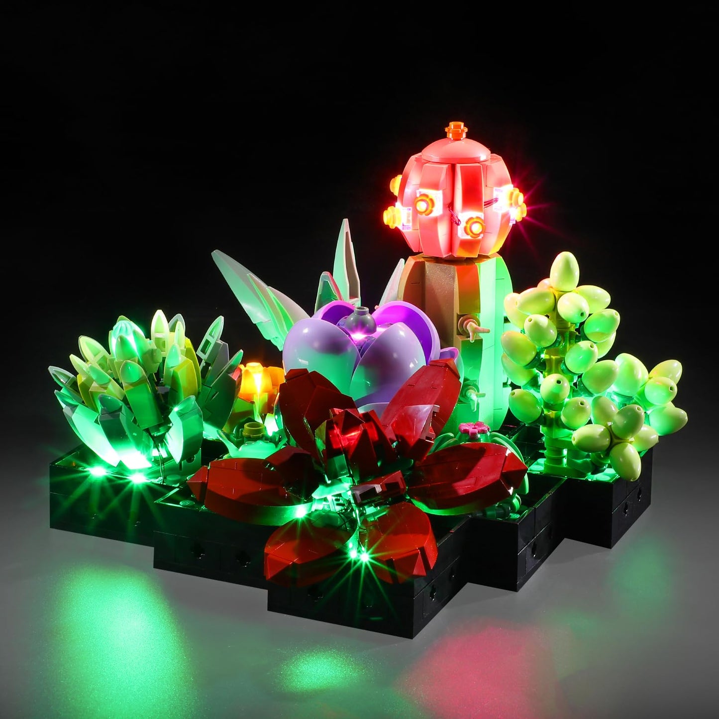 Mililier LED Light Kit for Lego 10309 Succulents Plant Decor Set – Compatible with Lego 10309