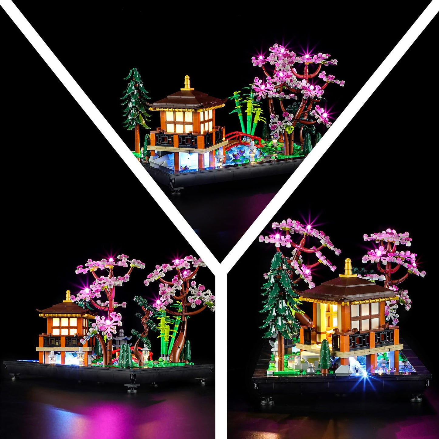 Mililier LED Light Kit for Lego 10315 Icons Tranquil Garden Set – Ambient Lighting Upgrade