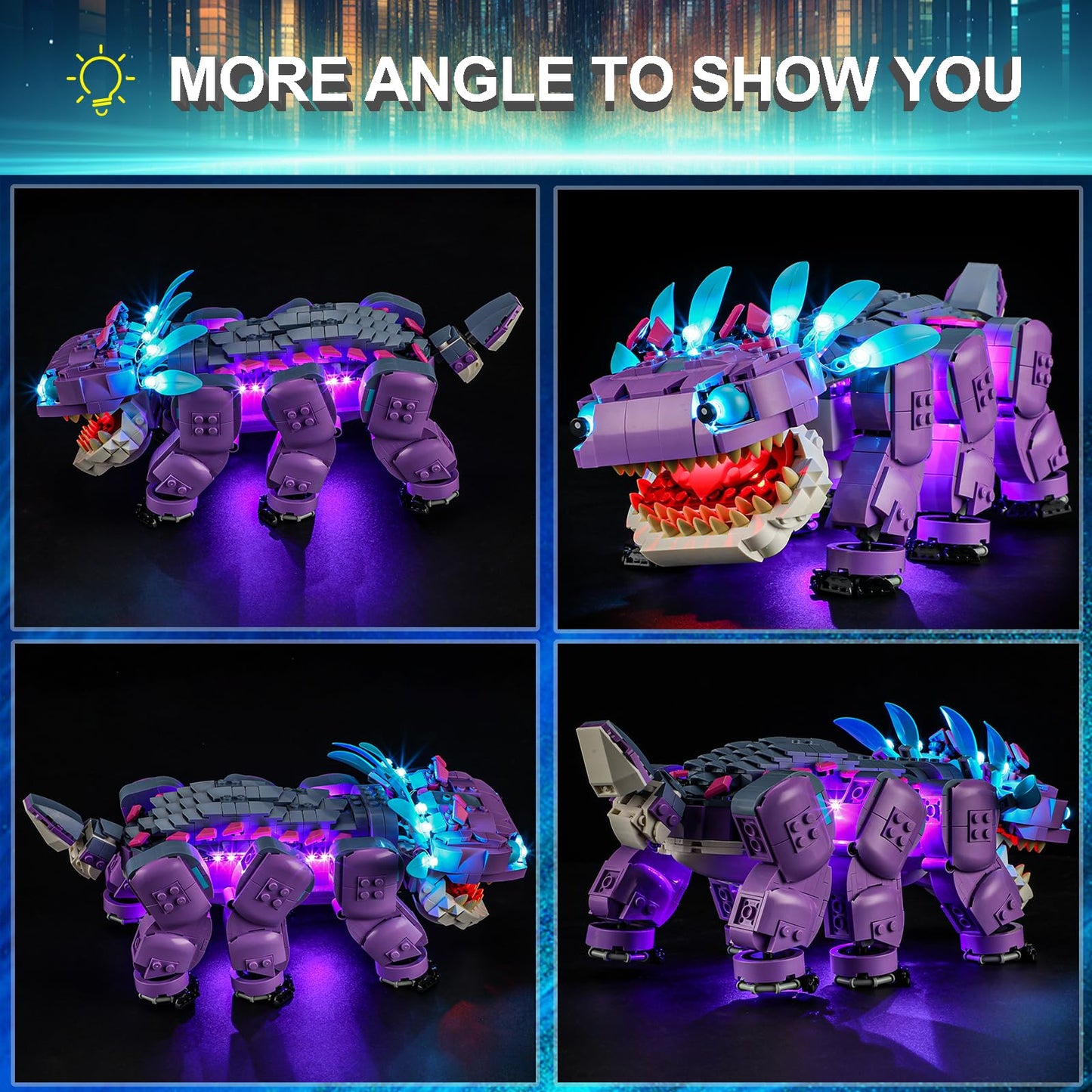 Mililier LED Light Kit for Lego 77077 Fortnite Klombo – LED Light Only