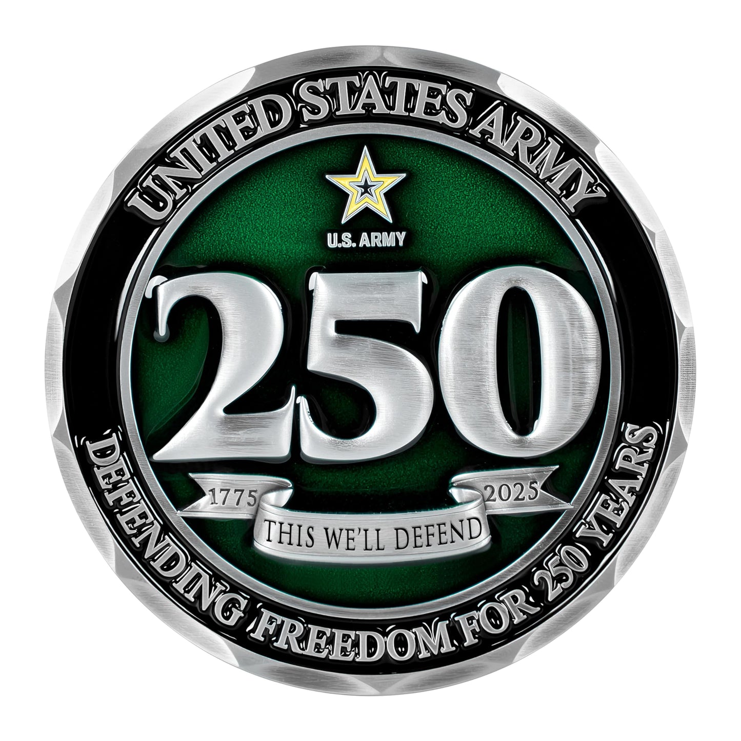 United States Army 250th Anniversary Challenge Coin | 1775-2025 | Military Gift Shop