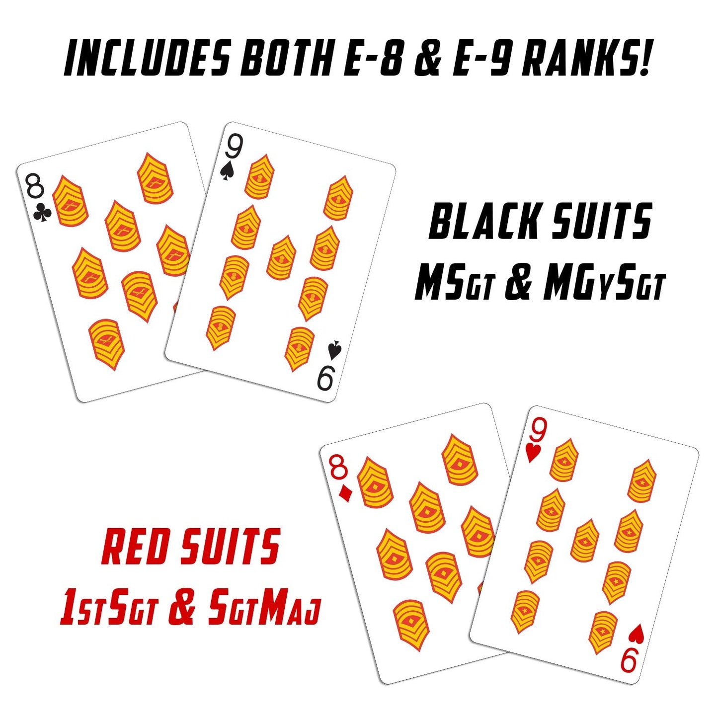 Marine Corps Gift Set | Official USMC Playing Cards & EGA Dice | Great Gift for Marines | Military Gift Shop
