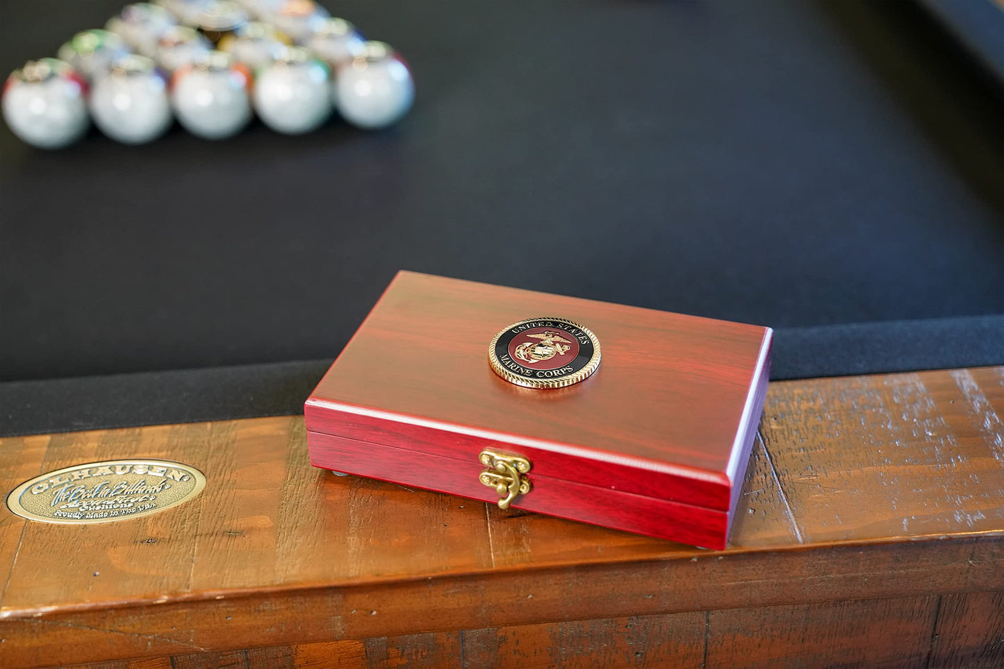 Marine Corps Gift Set | Official USMC Playing Cards & EGA Dice | Great Gift for Marines | Military Gift Shop